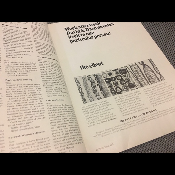 👀BOGO Free! August ´65 Interiors Magazine Vintage - Picture 6 of 14